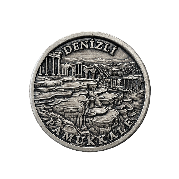 PAMUKKALE | 1 Ons 925 Ayar Gümüş Madalyon