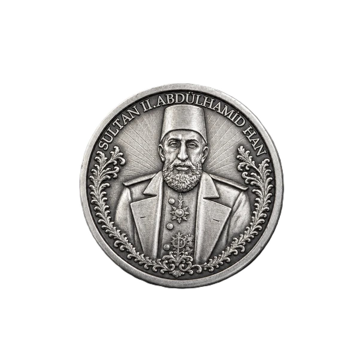 SULTAN II. ABDÜLHAMİD HAN | 1 Ons 925 Ayar Gümüş Madalyon