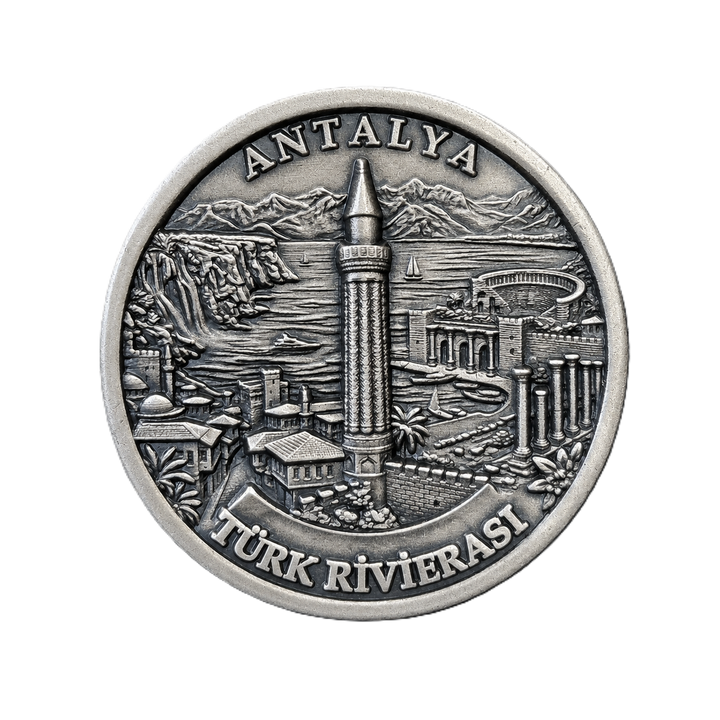 ANTALYA | 1 Ons 925 Ayar Gümüş Madalyon