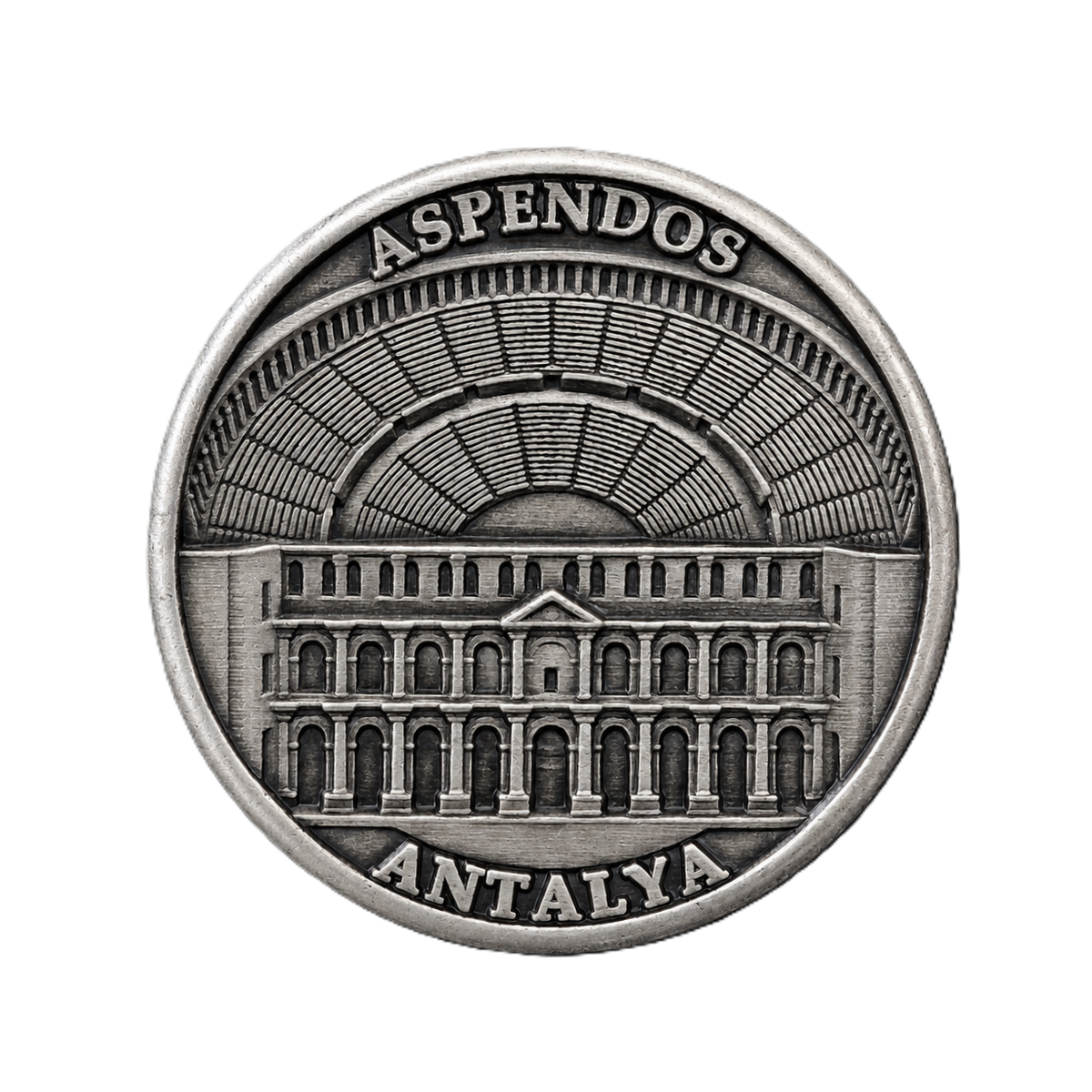 ASPENDOS | 1 Ons 925 Ayar Gümüş Madalyon