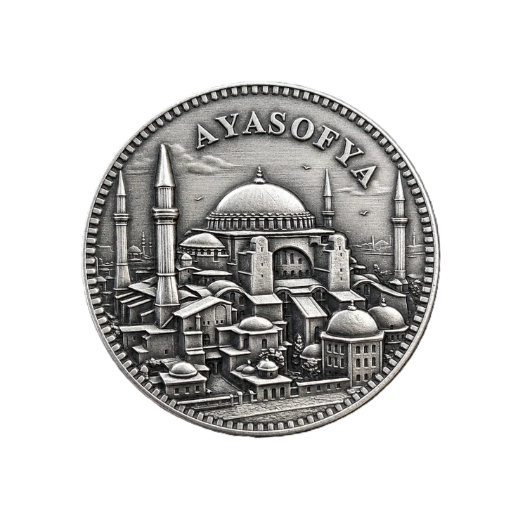 AYASOFYA | 1 Ons 925 Ayar Gümüş Madalyon