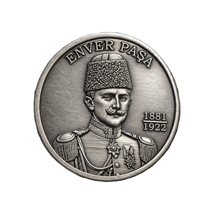 ENVER PAŞA | 1 Ons 925 Ayar Gümüş Madalyon
