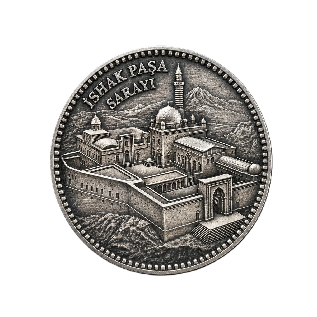 İSHAK PAŞA SARAYI | 1 Ons 925 Ayar Gümüş Madalyon