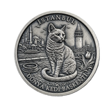 İSTANBUL KEDİLERİ | 1 Ons 925 Ayar Gümüş Madalyon 1