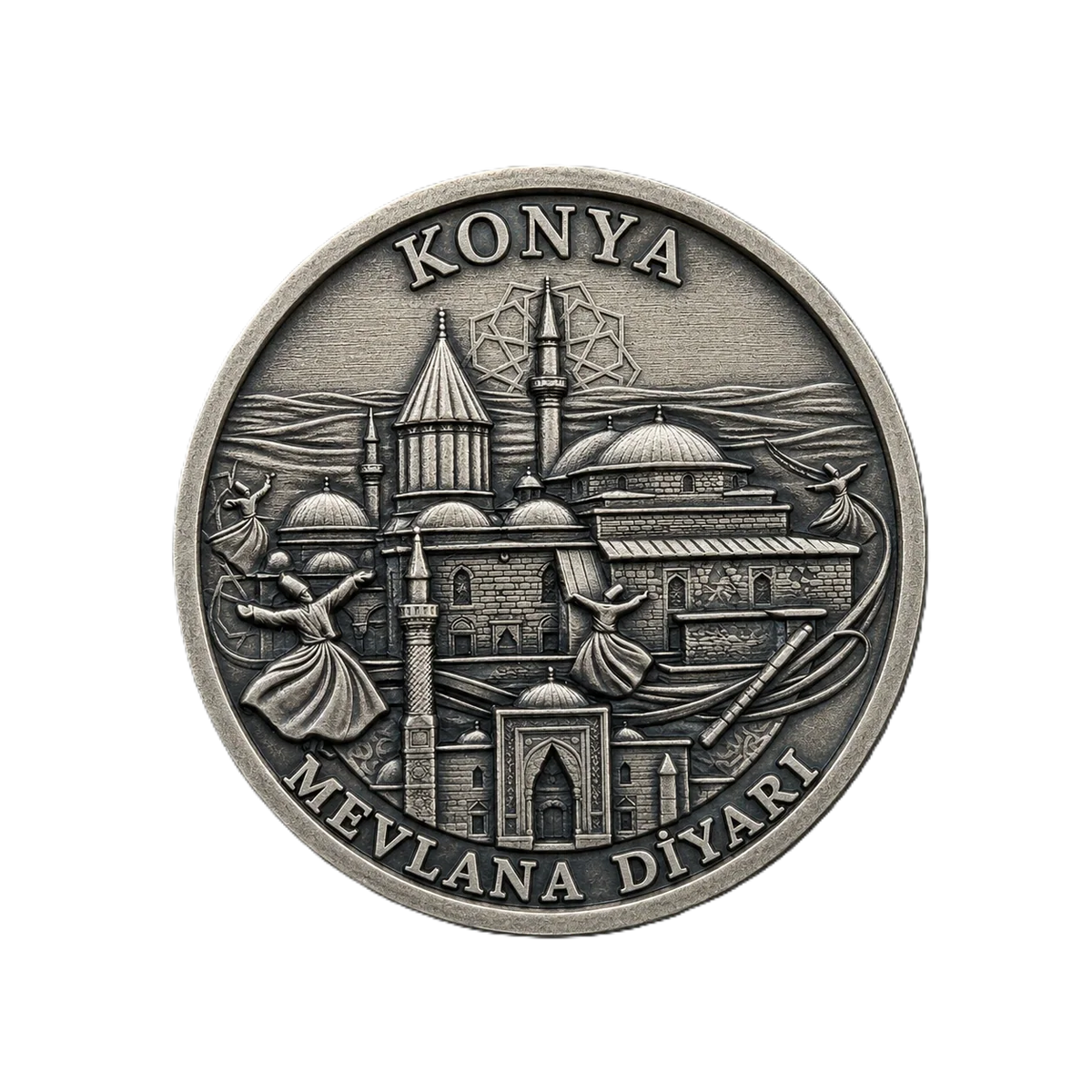 KONYA | 1 Ons 925 Ayar Gümüş Madalyon