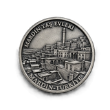 MARDİN TAŞ EVLER | 1 Ons 925 Ayar Gümüş Madalyon 1