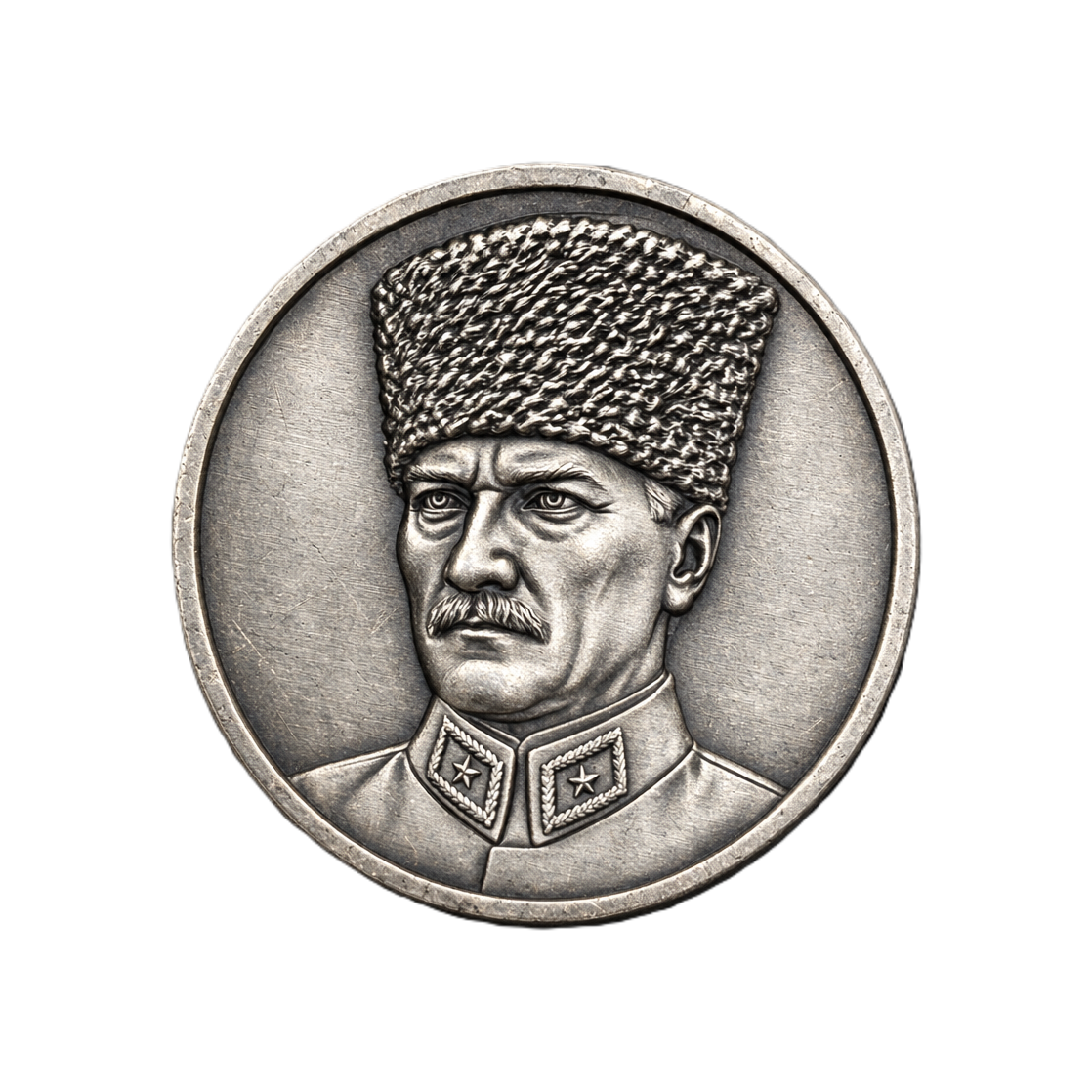 MAREŞAL MUSTAFA KEMAL | 1 Ons 925 Ayar Gümüş Madalyon