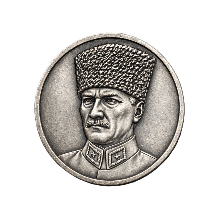MAREŞAL MUSTAFA KEMAL | 1 Ons 925 Ayar Gümüş Madalyon
