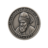 MEVLÂNÂ CELÂLEDDÎN-İ RÛMÎ | 1 Ons 925 Ayar Gümüş Madalyon 1