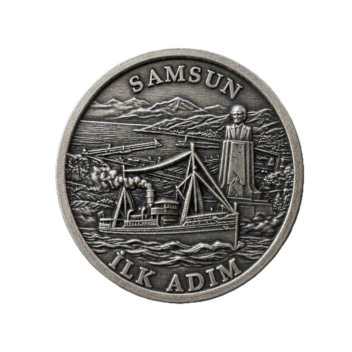 SAMSUN | 1 Ons 925 Ayar Gümüş Madalyon