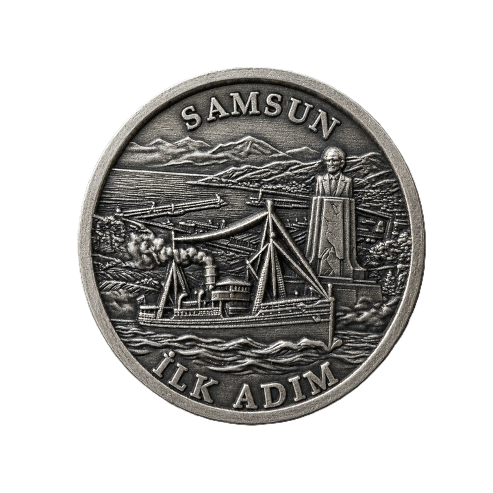 SAMSUN | 1 Ons 925 Ayar Gümüş Madalyon