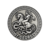 ST. GEORGE | 1 Ons 925 Ayar Gümüş Madalyon 1