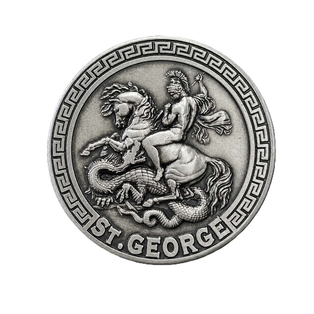 ST. GEORGE | 1 Ons 925 Ayar Gümüş Madalyon
