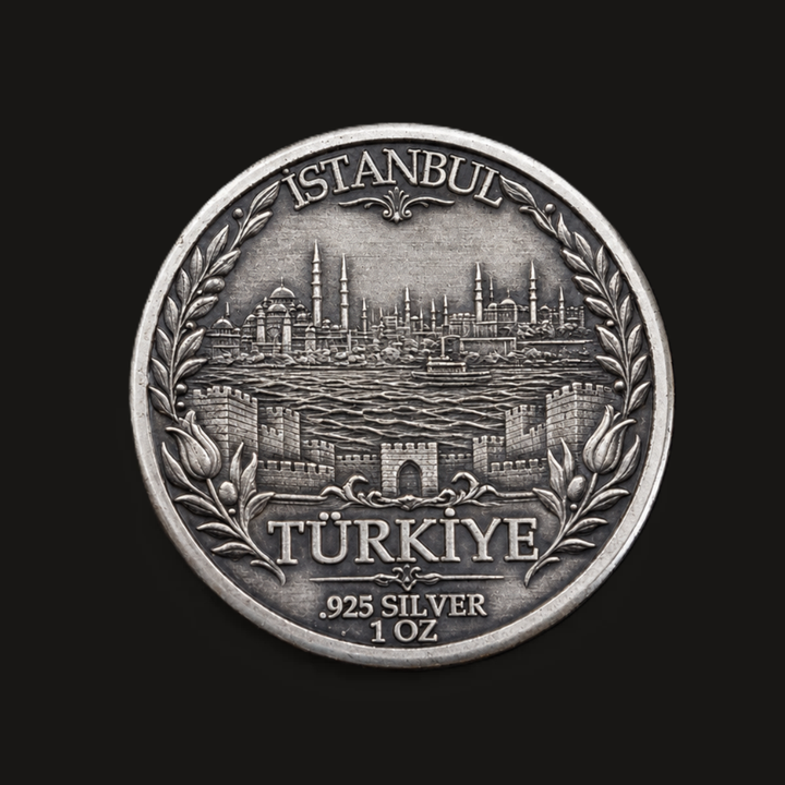SULTAN IV. MURAD | 1 Ons 925 Ayar Gümüş Madalyon arka yüz