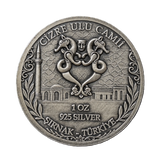 CİZRE ULU CAMİİ | 1 Ons 925 Ayar Gümüş Madalyon 2