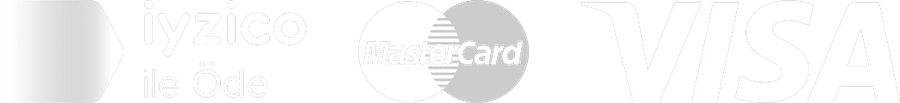 Mastercard, Visa, iyzico ile güvenli ödeme
